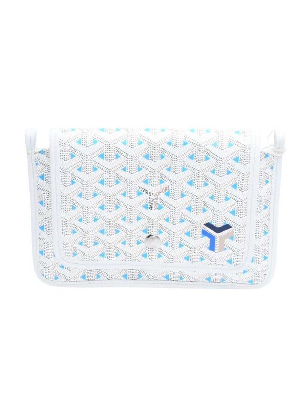 Goyard Shoulder Bag Plumet Pouch Wallet Limited Color Pola Blue White Ivory